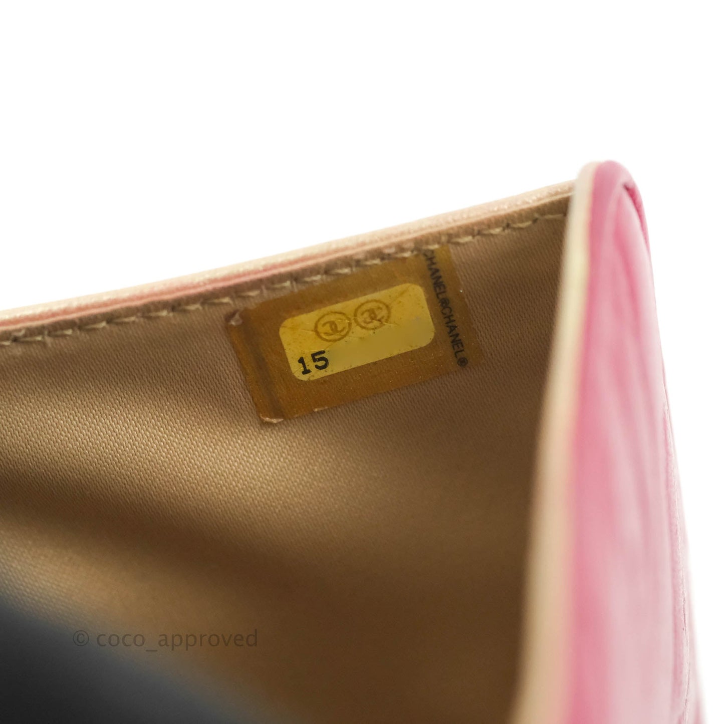 Chanel Wallet in Pink Camellia Embossed Lambskin