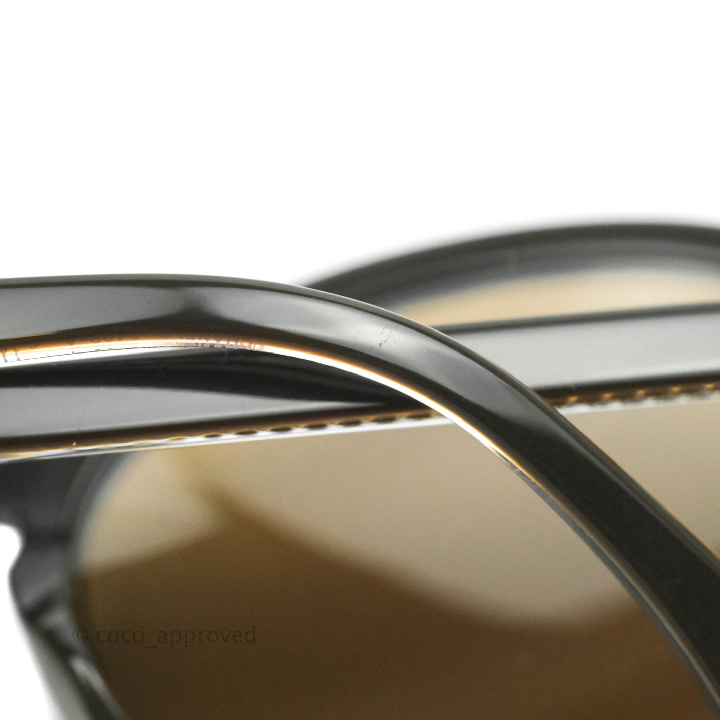 Chanel Pantos Brown Polarized Sunglasses