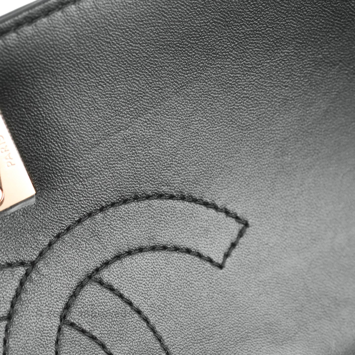 Chanel Trendy CC Small Black Lambskin Rose Gold Hardware