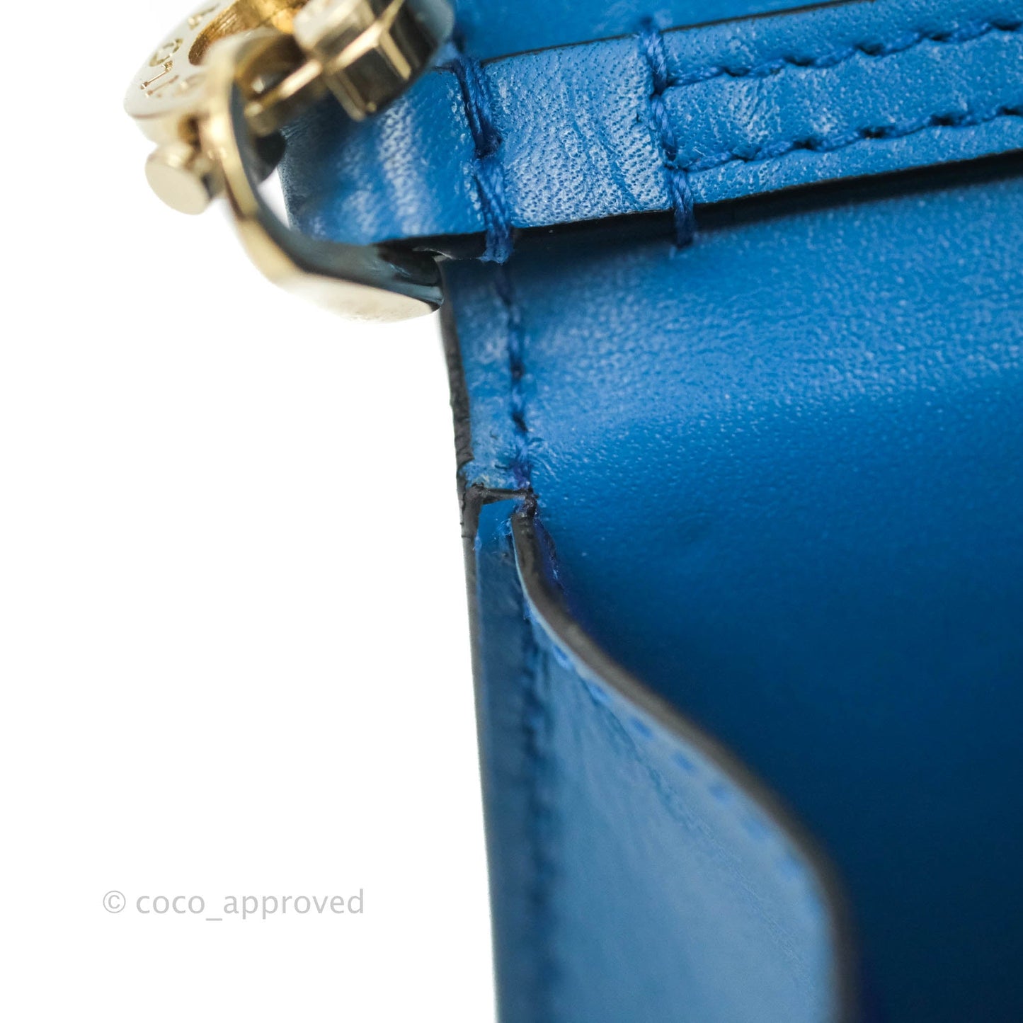 Bvlgari Serpenti Forever Mini Bag in Blue Gold Hardware