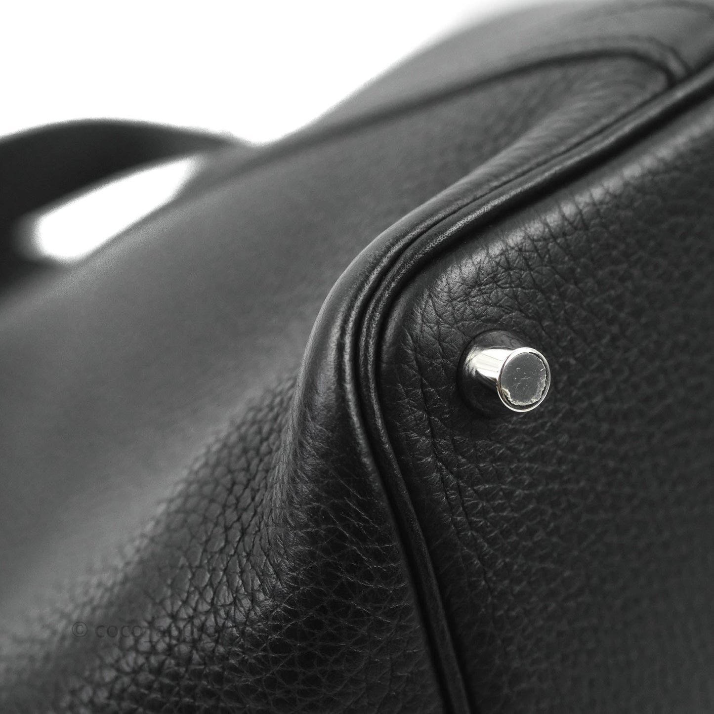 Hermès Picotin Lock 18 PM Black Taurillon Clemence Palladium Hardware