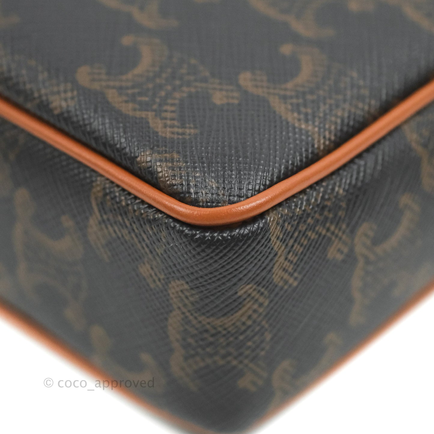 Celine Small Patapans in Triomphe Canvas Tan