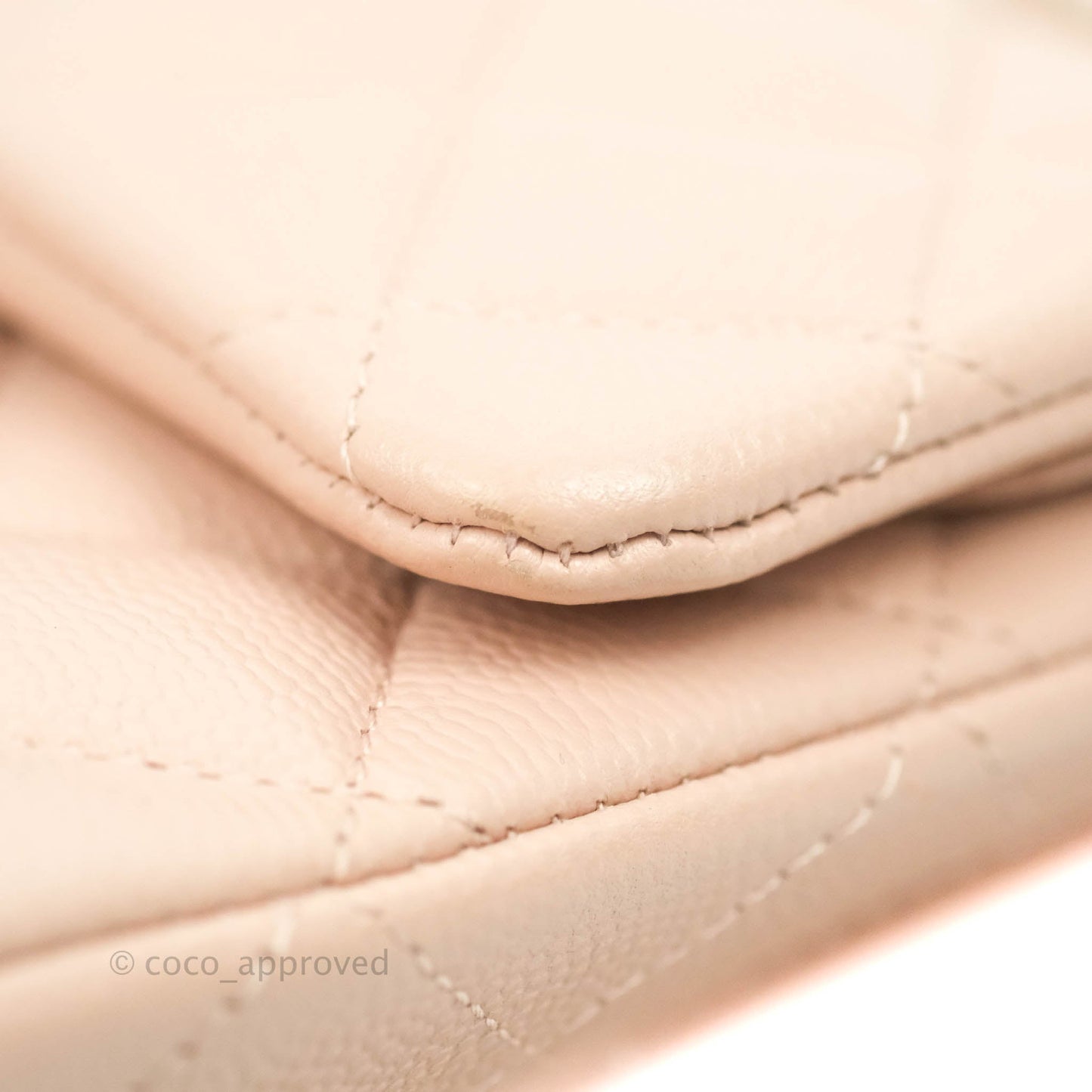 Chanel Small Classic Quilted Flap Rose Clair Pink Caviar Gold Hardware 21C