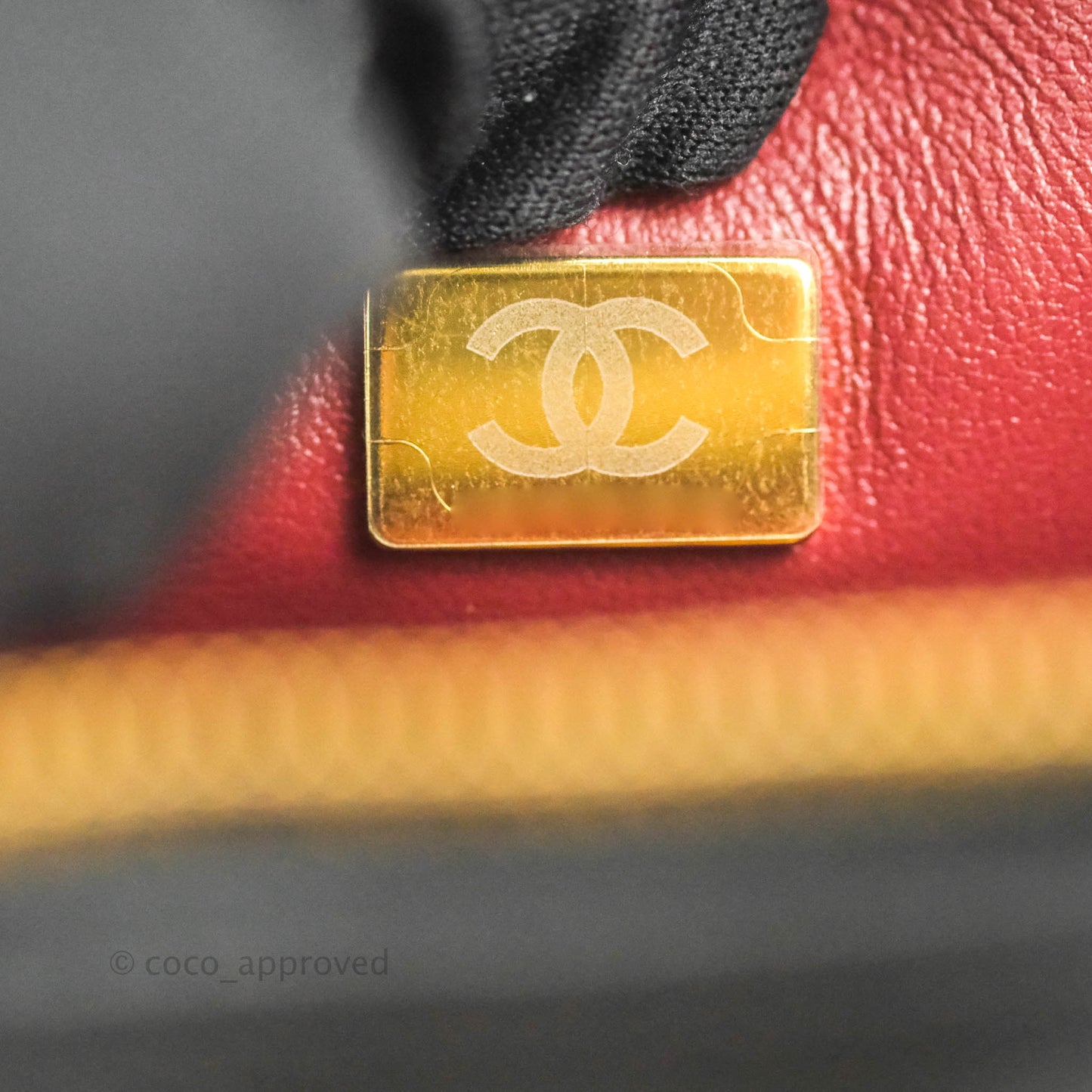 Chanel Large Heart Bag Black Lambskin Gold Hardware 22S