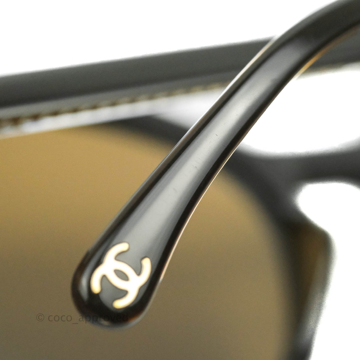 Chanel Pantos Brown Polarized Sunglasses