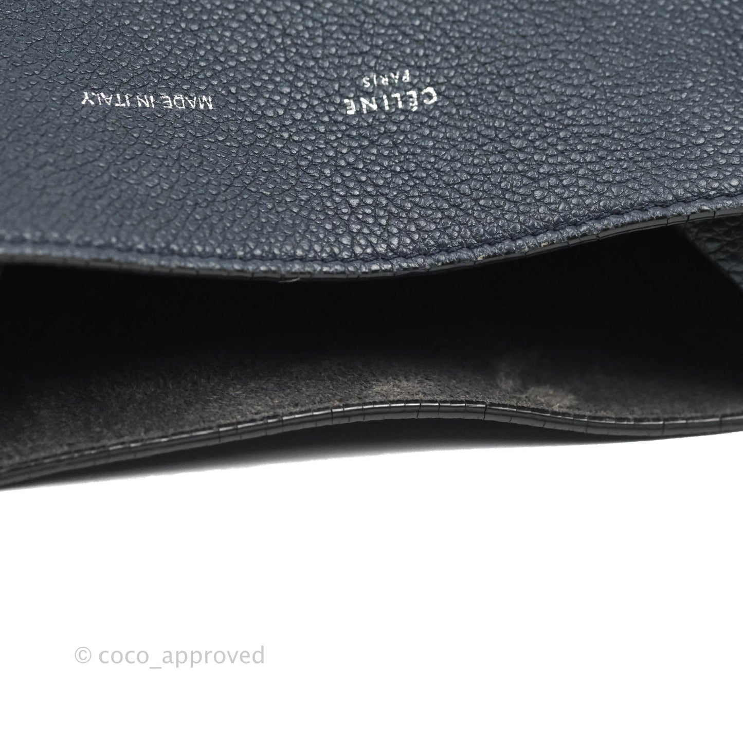 Celine Small Cabas Phantom Soft Grained Calfskin Dark Navy