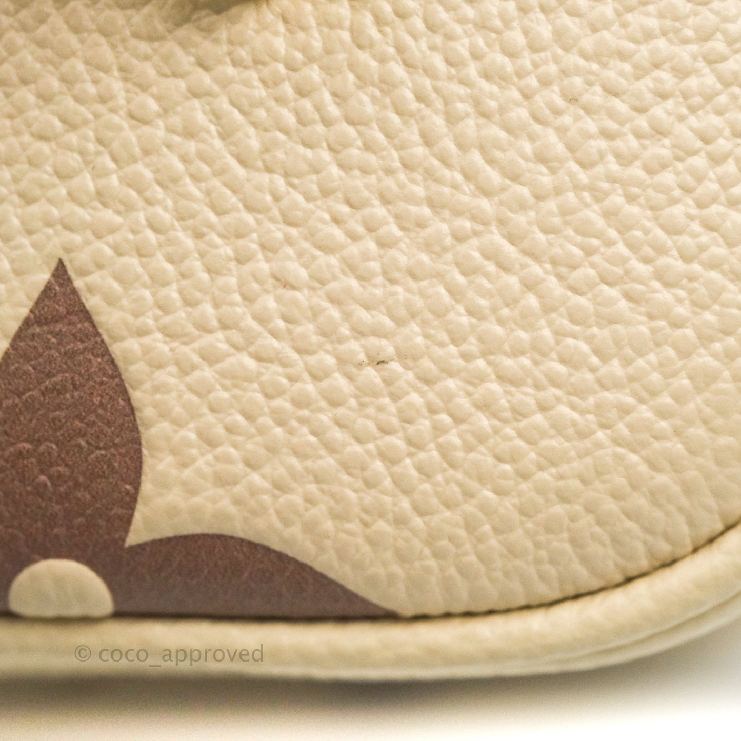 Louis Vuitton Empreinte Monogram Giant Vanity PM Creme Bois De Rose