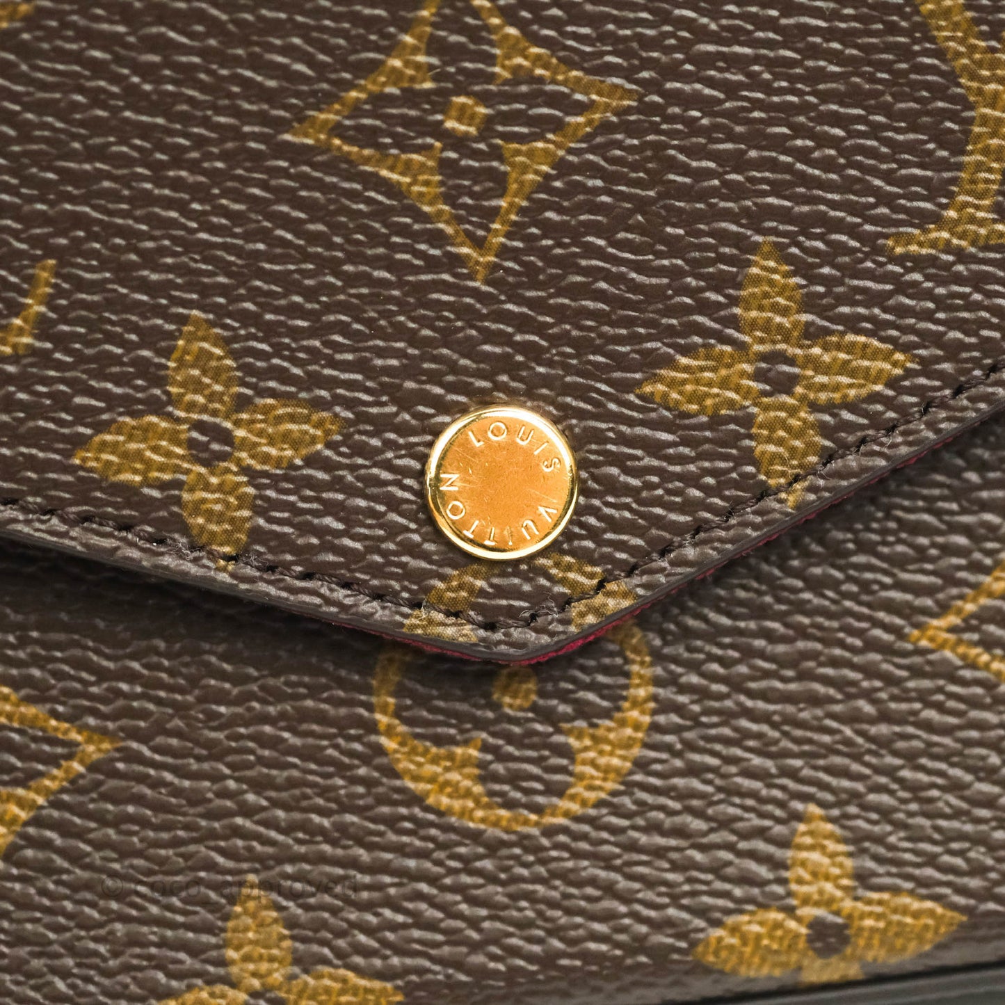 Louis Vuitton Félicie Pochette Monogram Canvas Fuchsia Pink