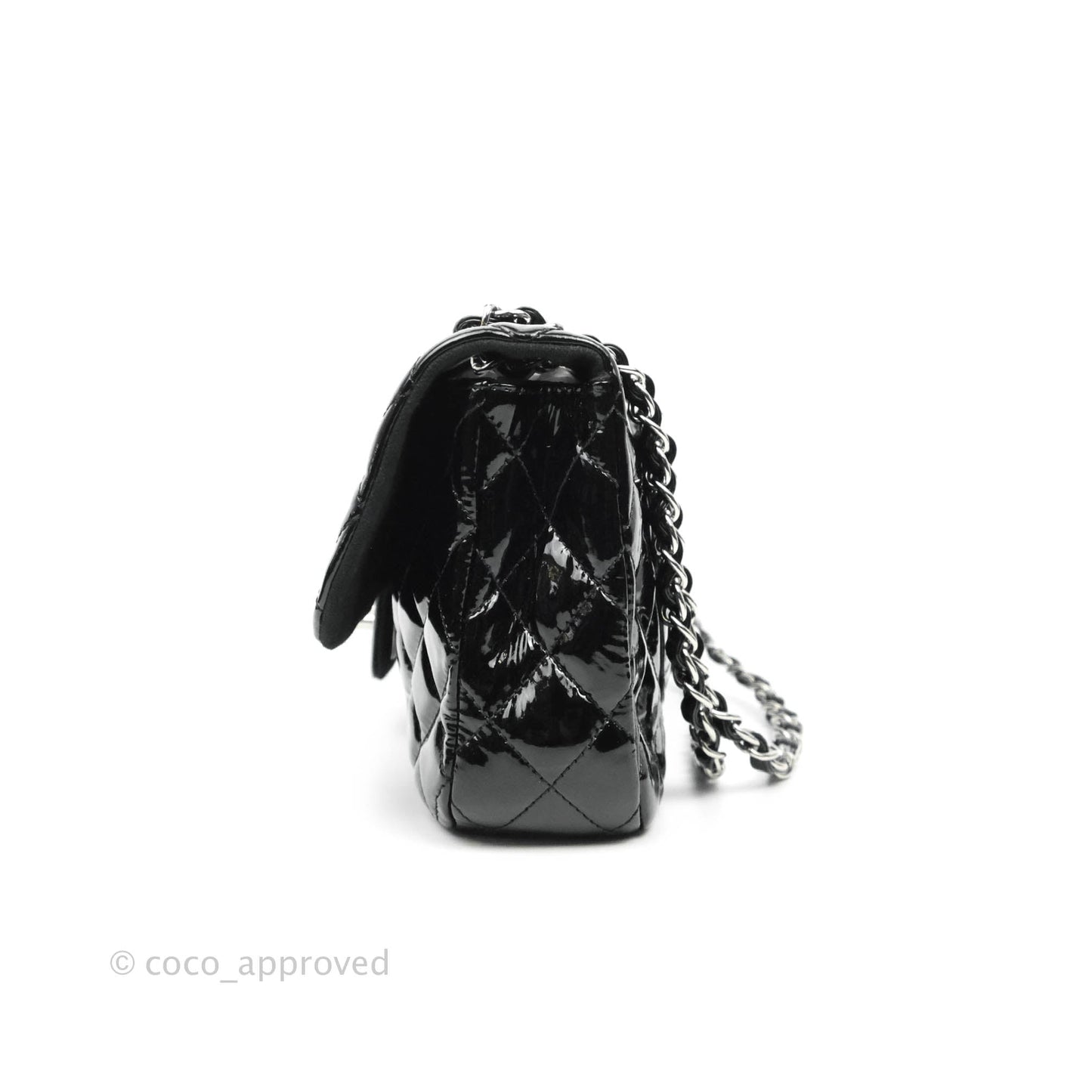 Chanel La Madrague Large Net Tote w Removable Patent Medium Flap