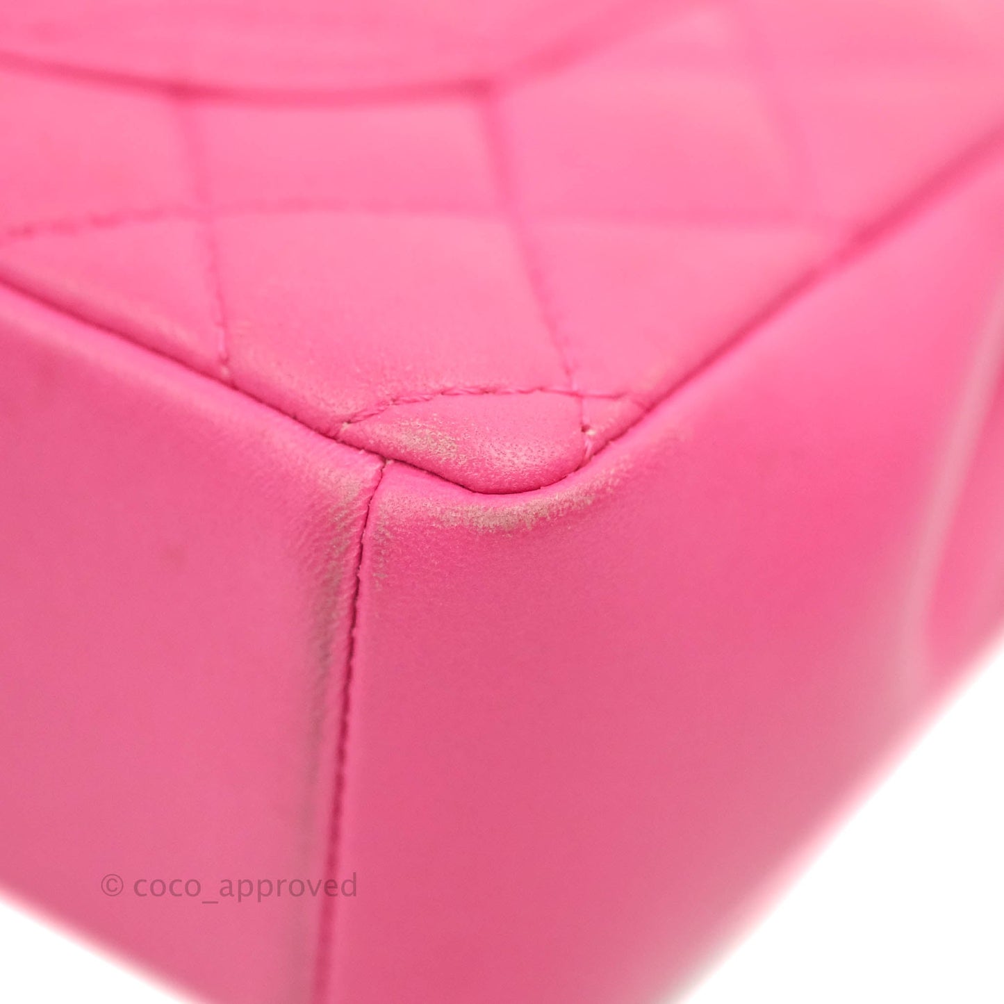 Chanel Quilted Small Flap Pink Lambskin Matte Gold Hardware