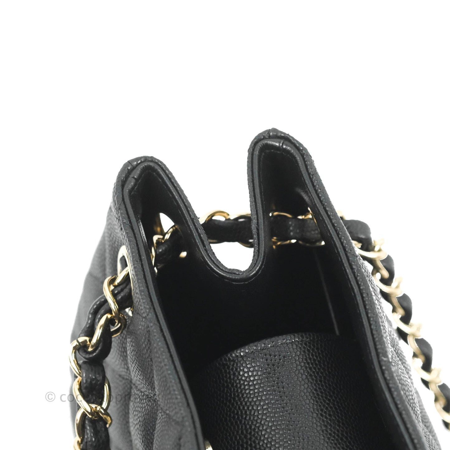 Chanel Mini Bucket Tote Black Caviar Gold Hardware 22S
