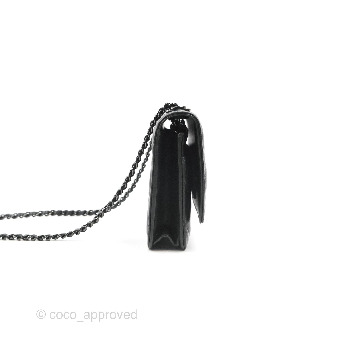 Chanel Trendy CC WOC Black Lambskin So Black Hardware