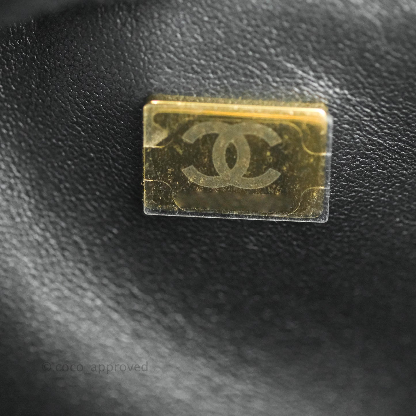 Chanel Classic Small S/M Flap Black Lambskin Rose Pink-Gold Hardware