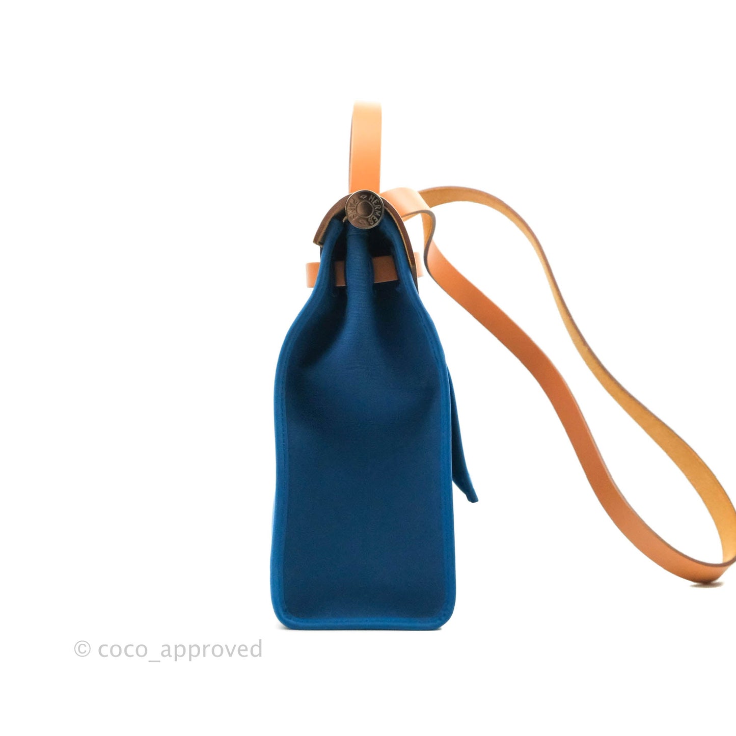 Hermès Herbag Zip 31 Outremer Nature Leather Palladium Hardware