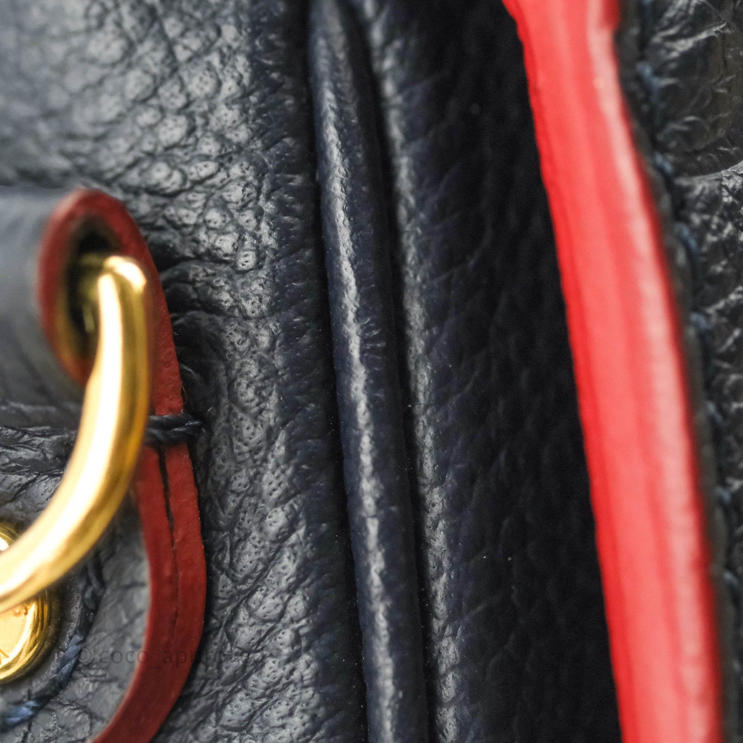 Louis Vuitton Empreinte Pochette Metis Marine Rouge