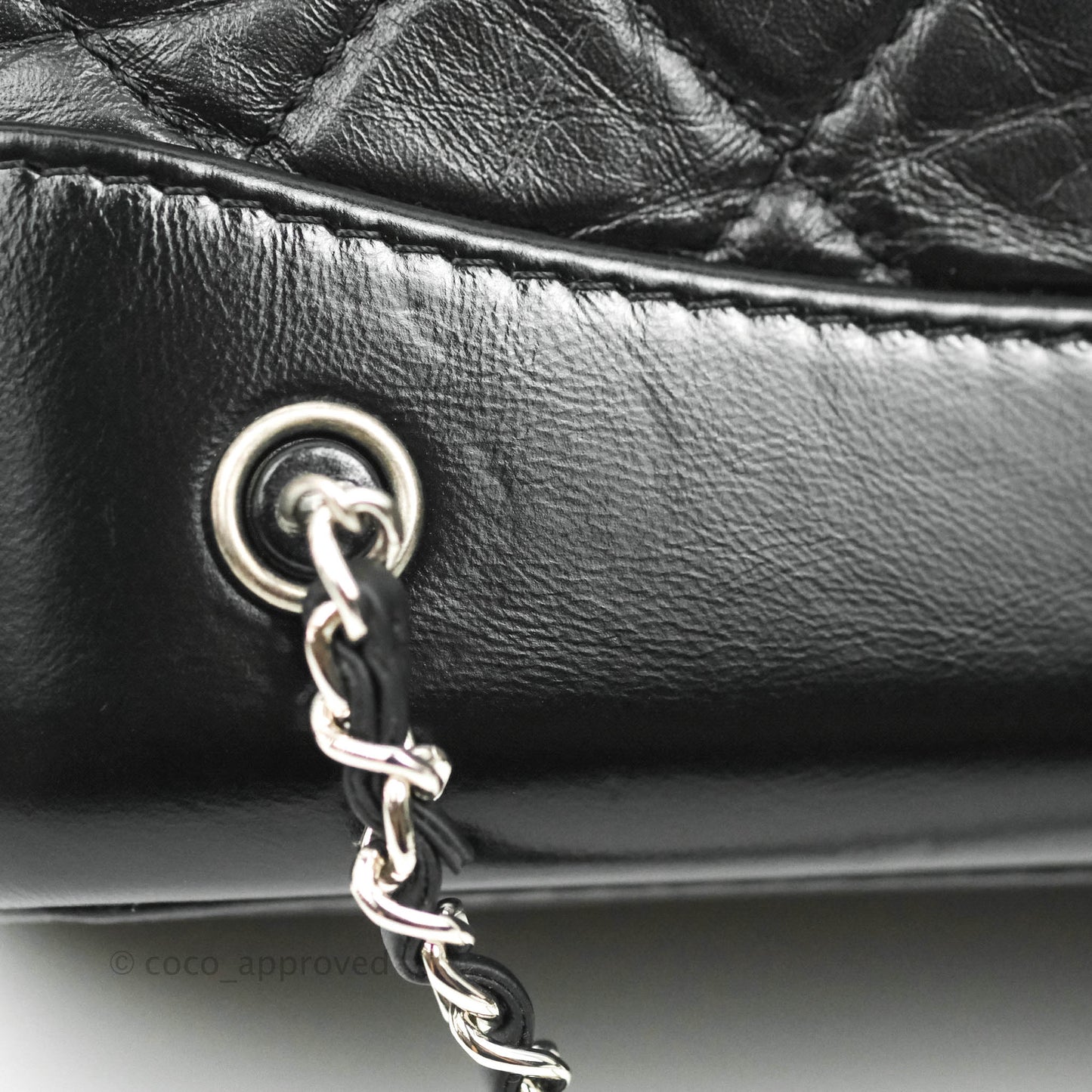 Chanel Small Gabrielle Backpack Black Aged Calfskin