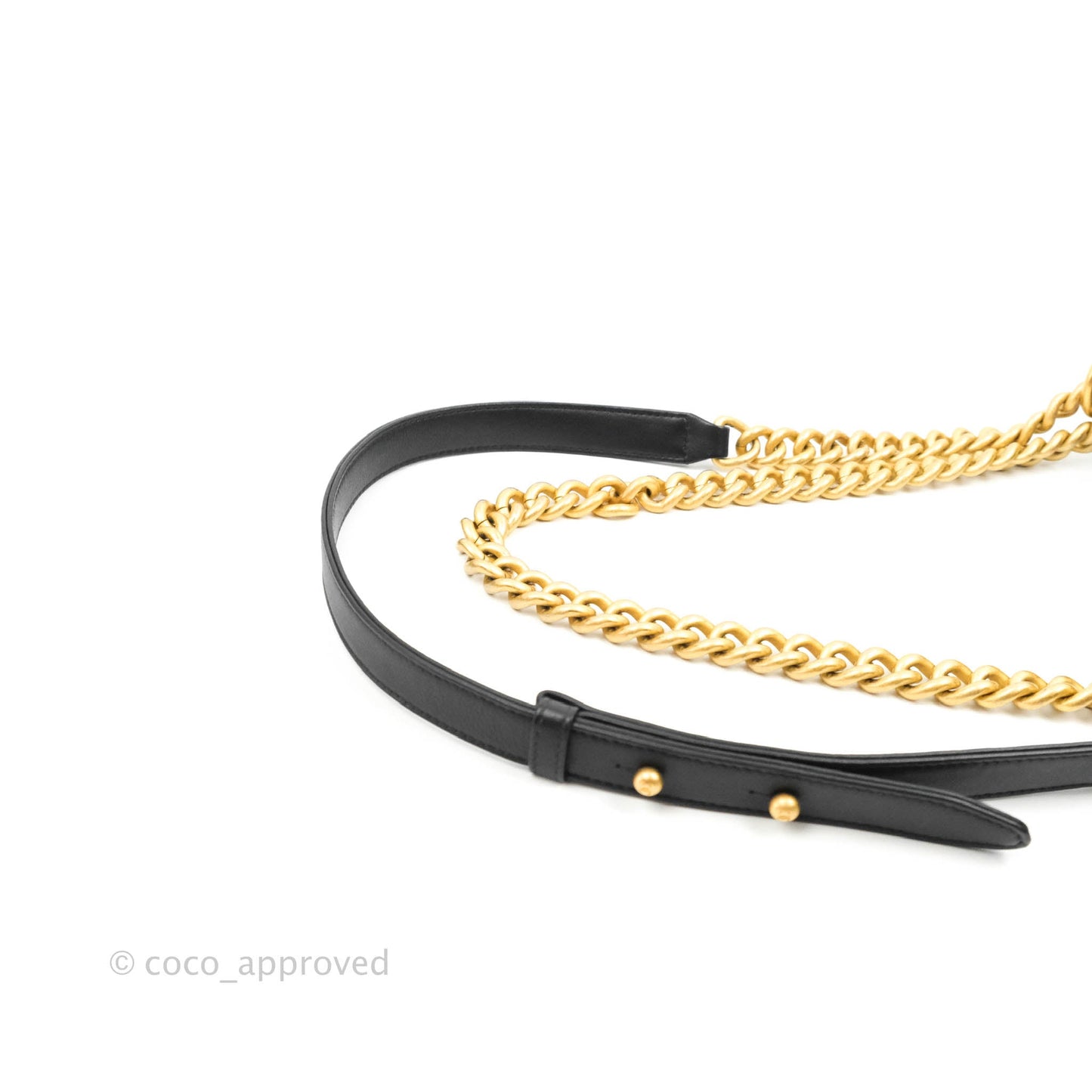 Chanel Quilted Small Boy Black Calfskin Aged Gold Hardware