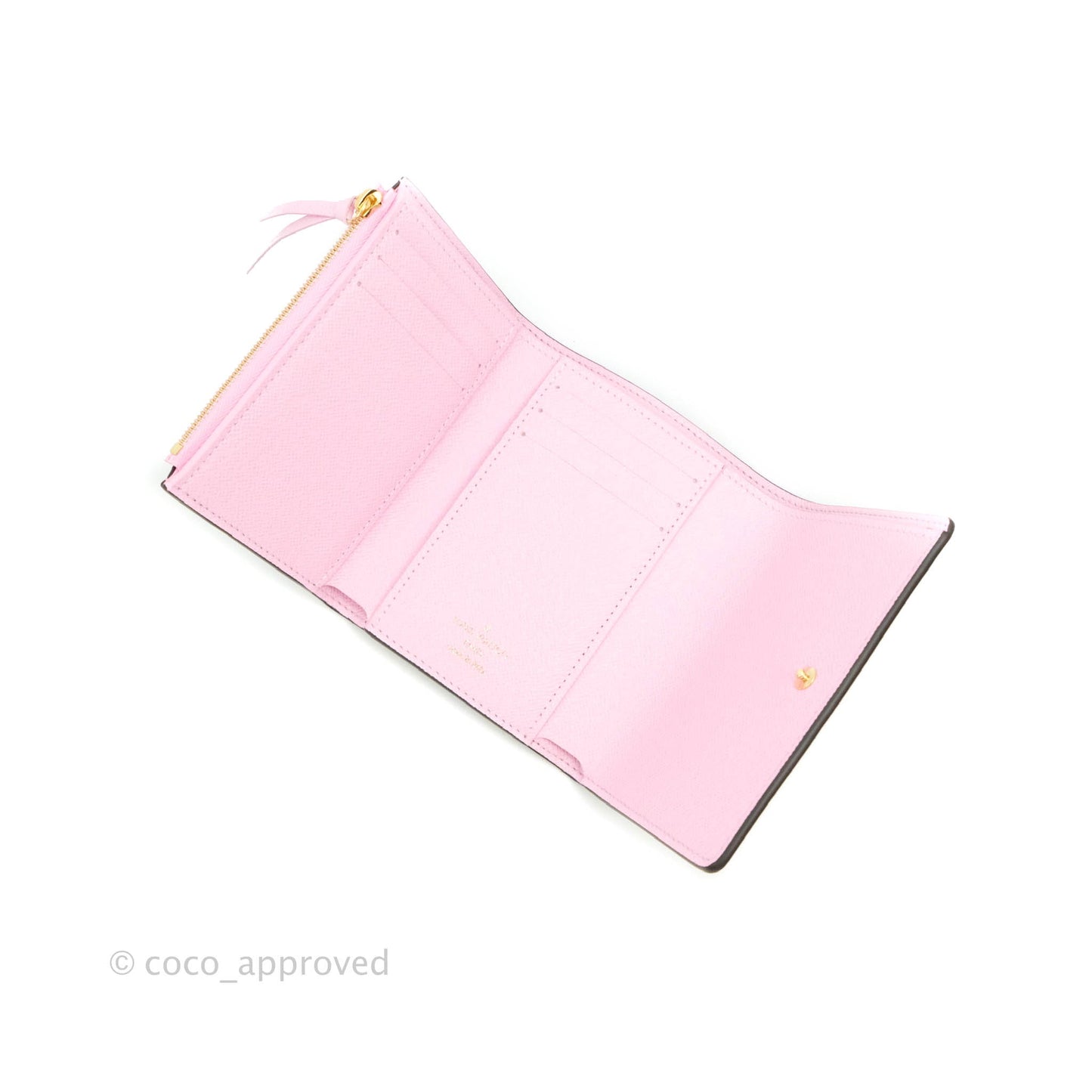 Louis Vuitton Monogram Christmas Animation Japanese Garden Victorine Wallet Wisteria Pink