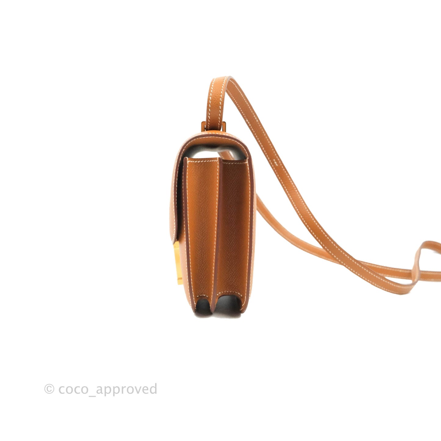 Hermès Constance Mini 18 Gold Epsom Gold Hardware