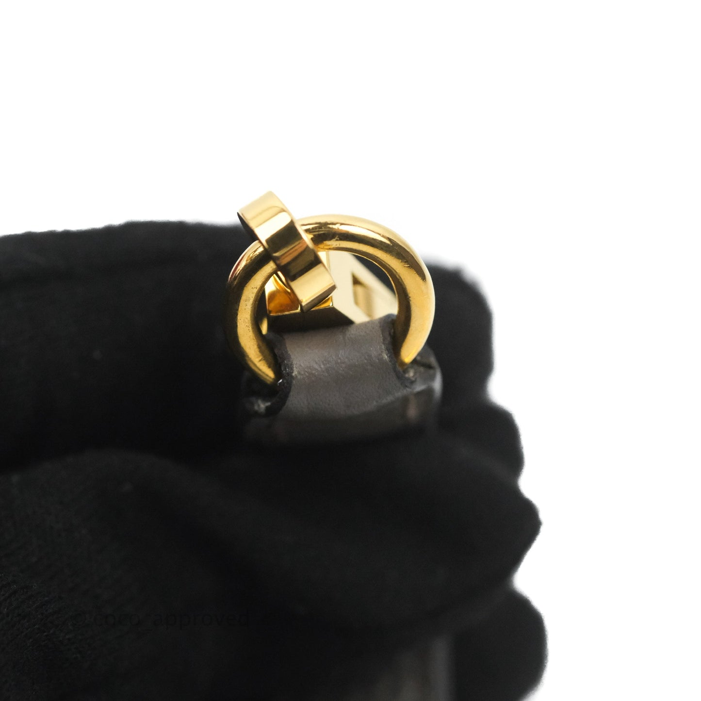 Hermès Kelly 35 Retourne Etain Clemence Gold Hardware