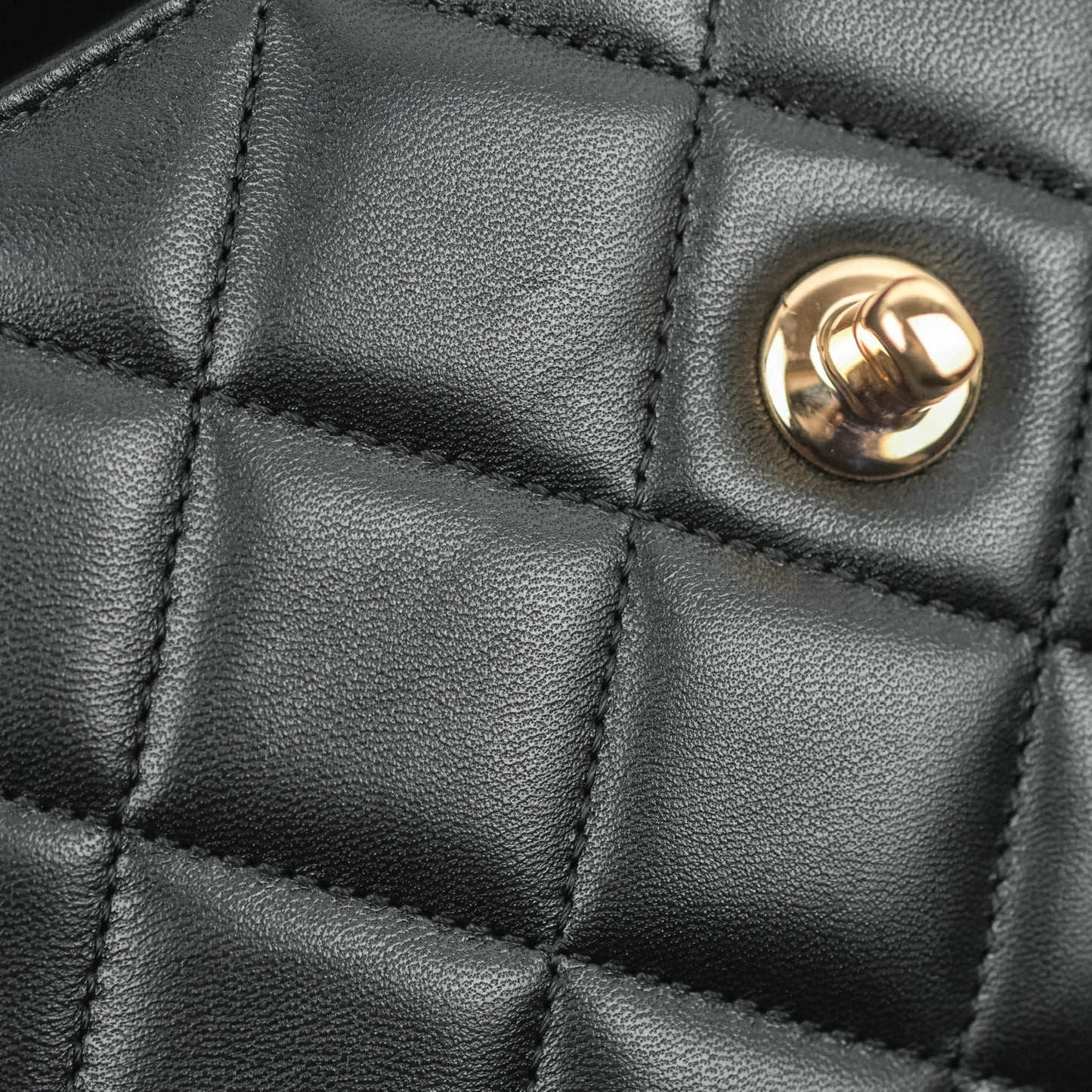 Chanel Trendy CC Small Black Lambskin Rose Gold Hardware