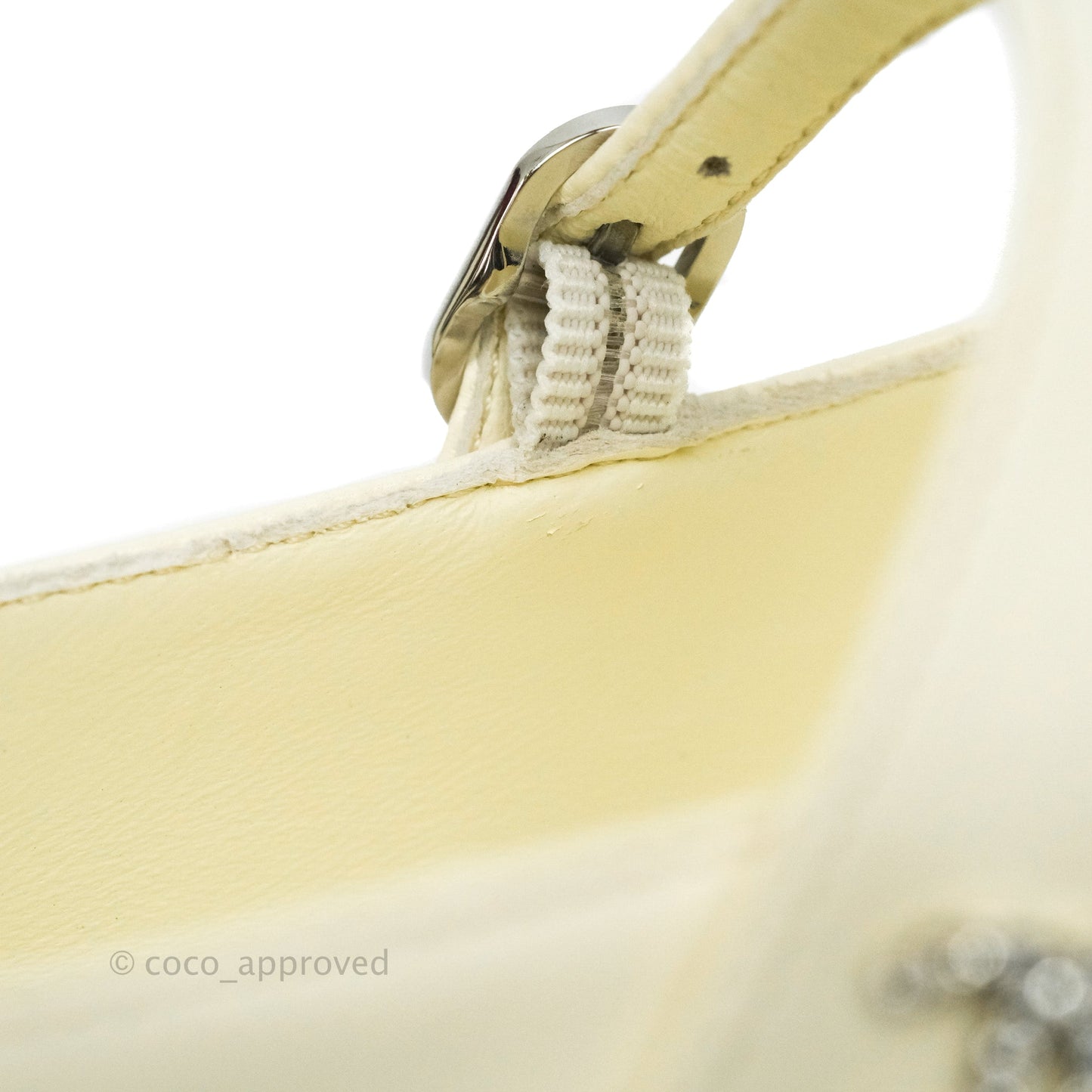 Chanel Mary Janes Flats White/Black 36.5