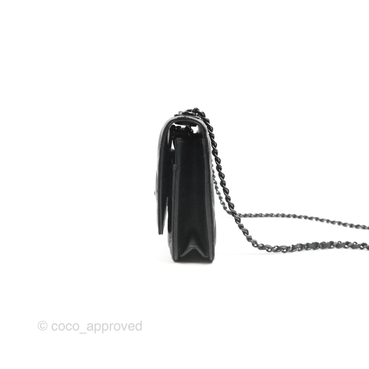 Chanel Trendy CC WOC Black Lambskin So Black Hardware