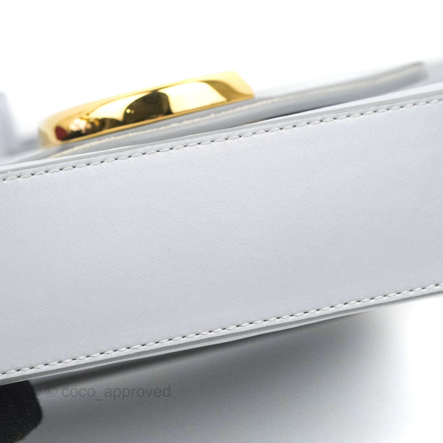 Chloé Mini C Bag Light Cloud Shiny/Suede Calfskin