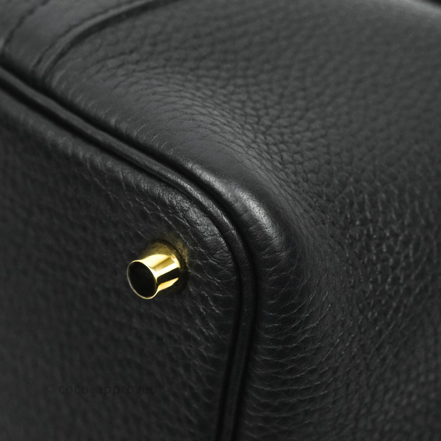 Hermès Picotin Lock 18 Black Clemence Gold Hardware