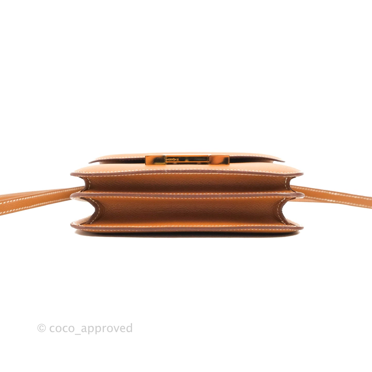 Hermès Constance Mini 18 Gold Epsom Gold Hardware