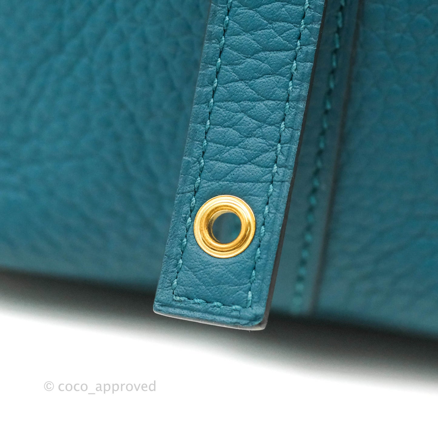 Hermès Clemence Picotin Lock 18 Vert Bosphore Gold Hardware
