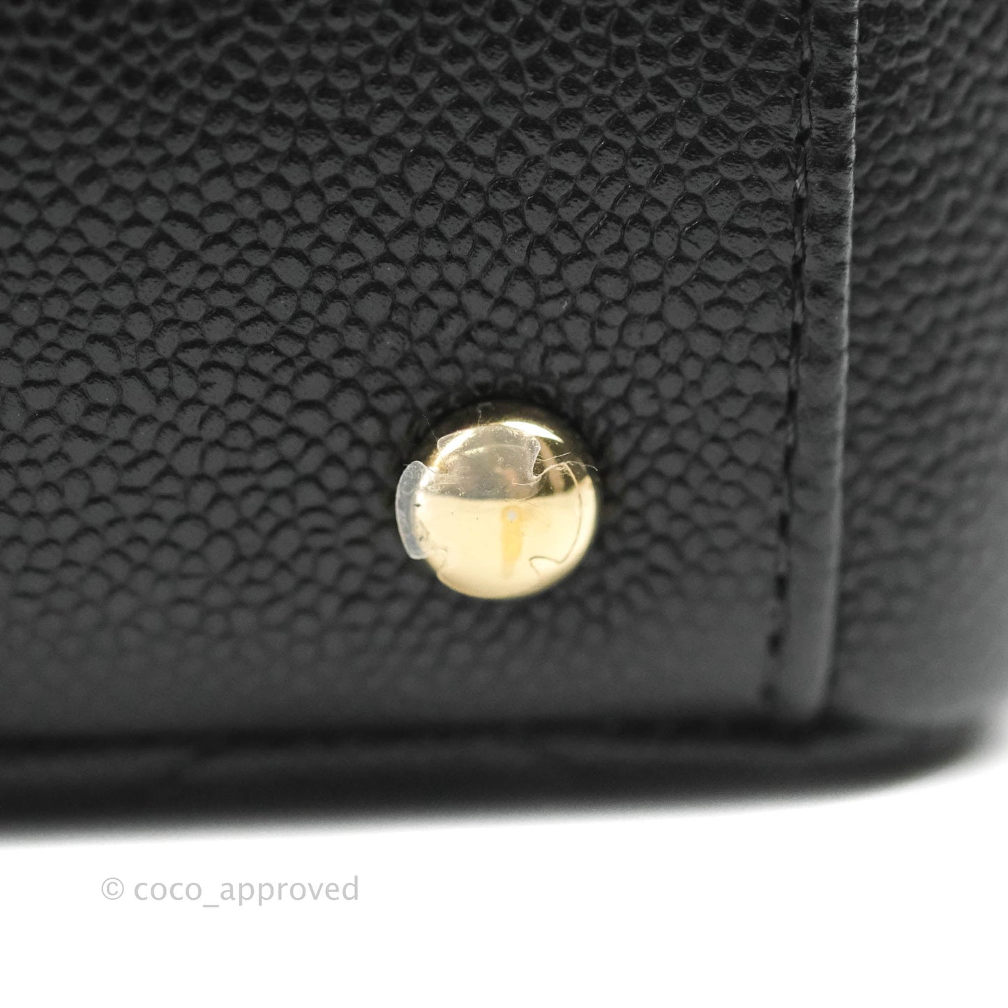 Chanel Quilted Small Business Affinity Flap Black Caviar Gold Hardware