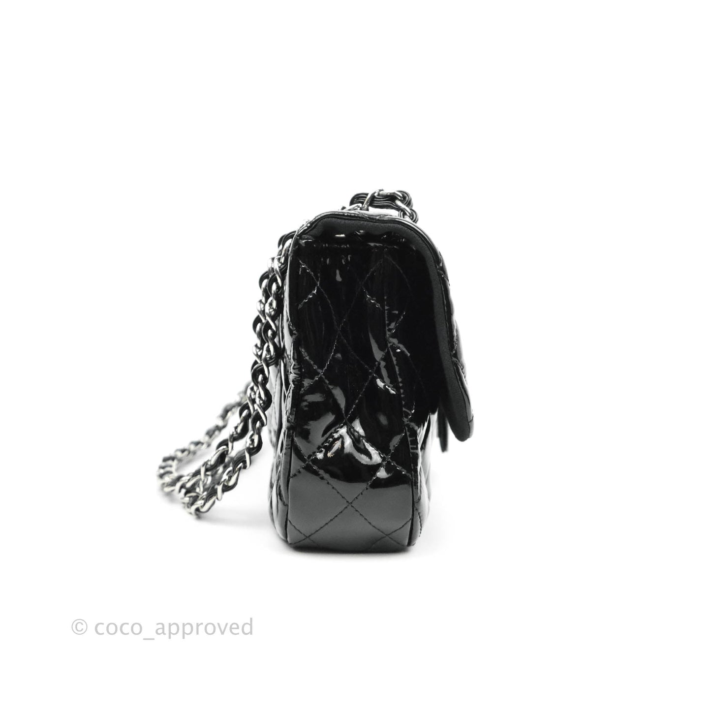 Chanel La Madrague Large Net Tote w Removable Patent Medium Flap