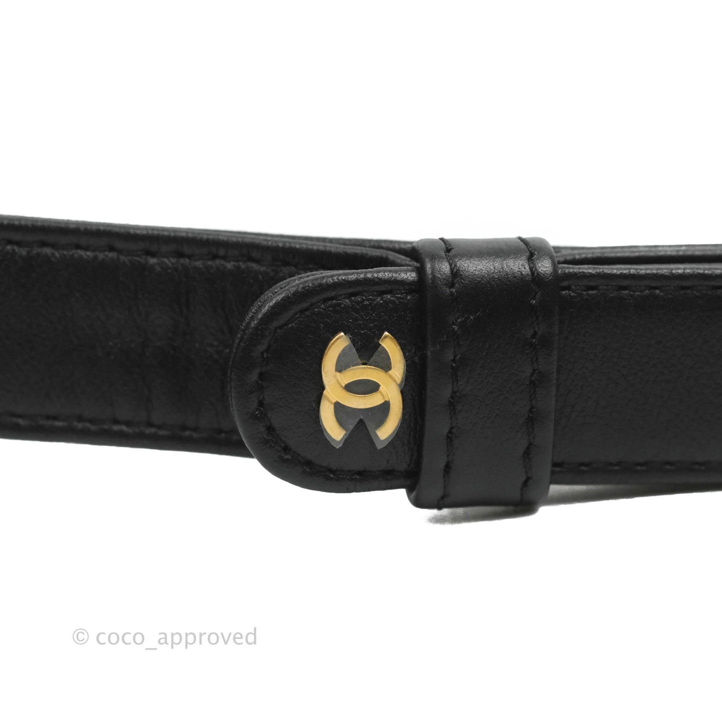 Chanel Quilted Small Camera Case Black Calfskin
