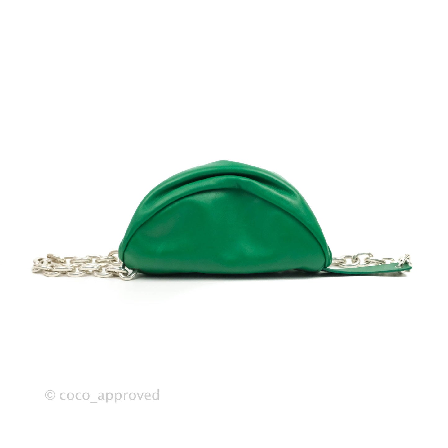 Bottega Veneta Nappa The Belt Chain Pouch Green