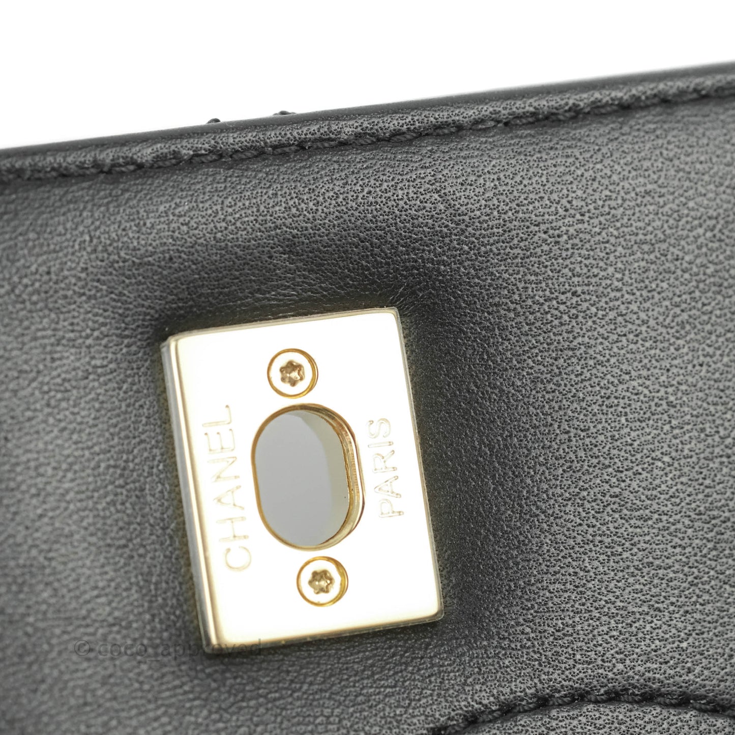 Chanel Trendy CC Small Black Lambskin Gold Hardware