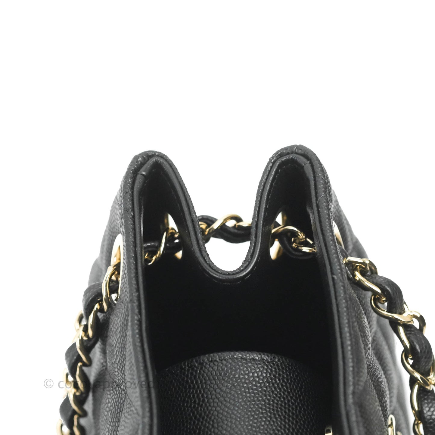 Chanel Mini Bucket Tote Black Caviar Gold Hardware 22S