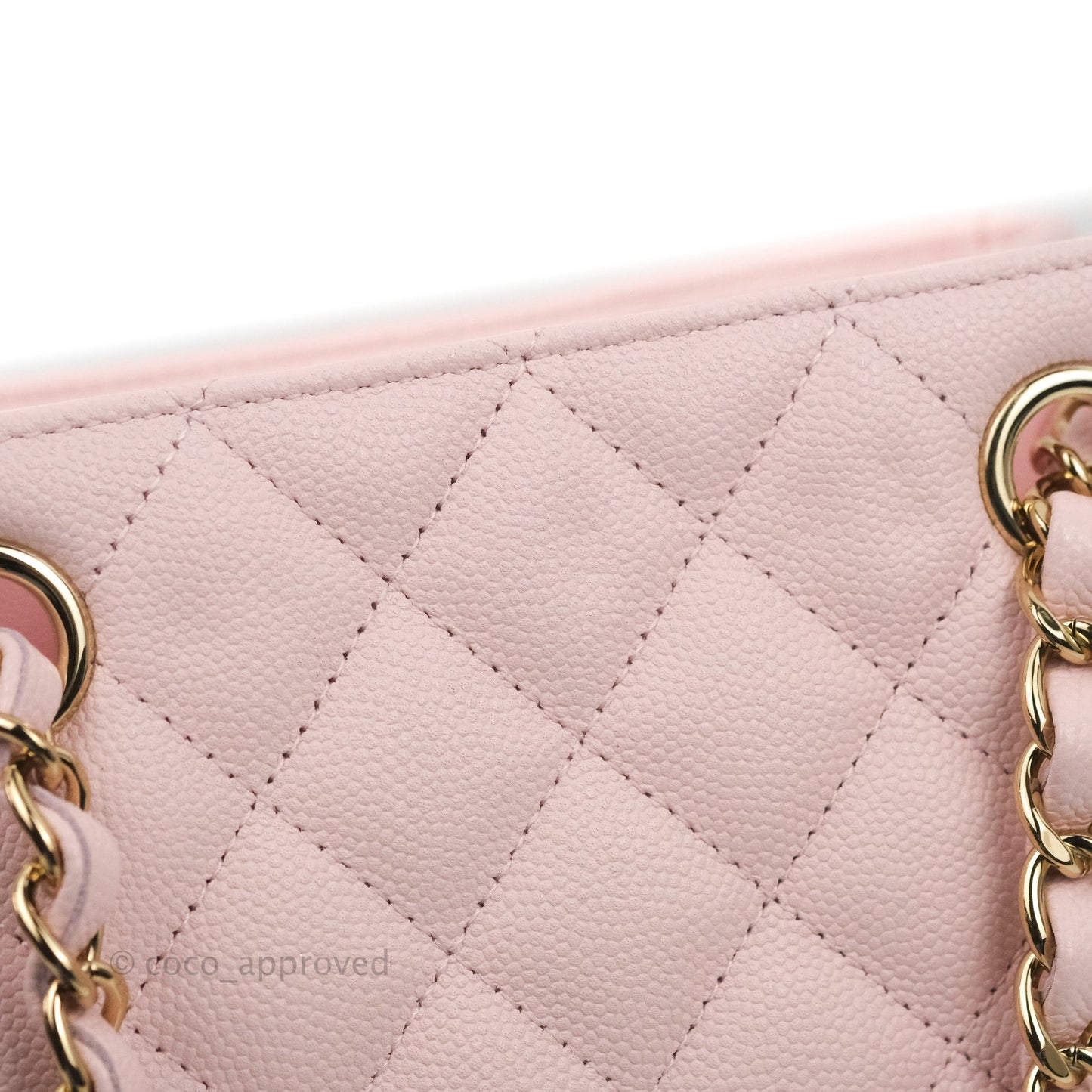 Chanel Quilted Mini Bucket Bag Light Pink Caviar Gold Hardware
