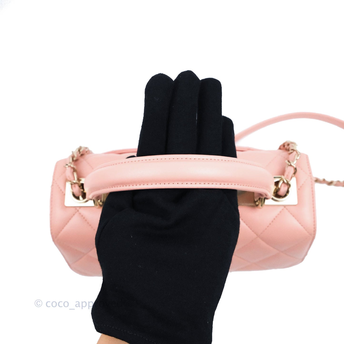 Chanel Small Trendy CC Pink Lambskin Gold Hardware