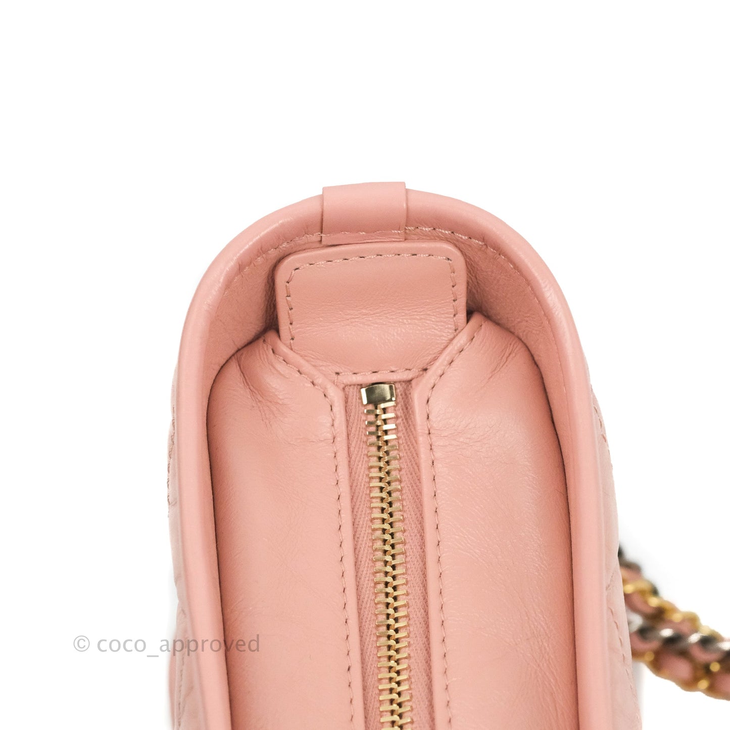 Chanel Small Gabrielle Hobo Quilted Pink Aged Calfskin