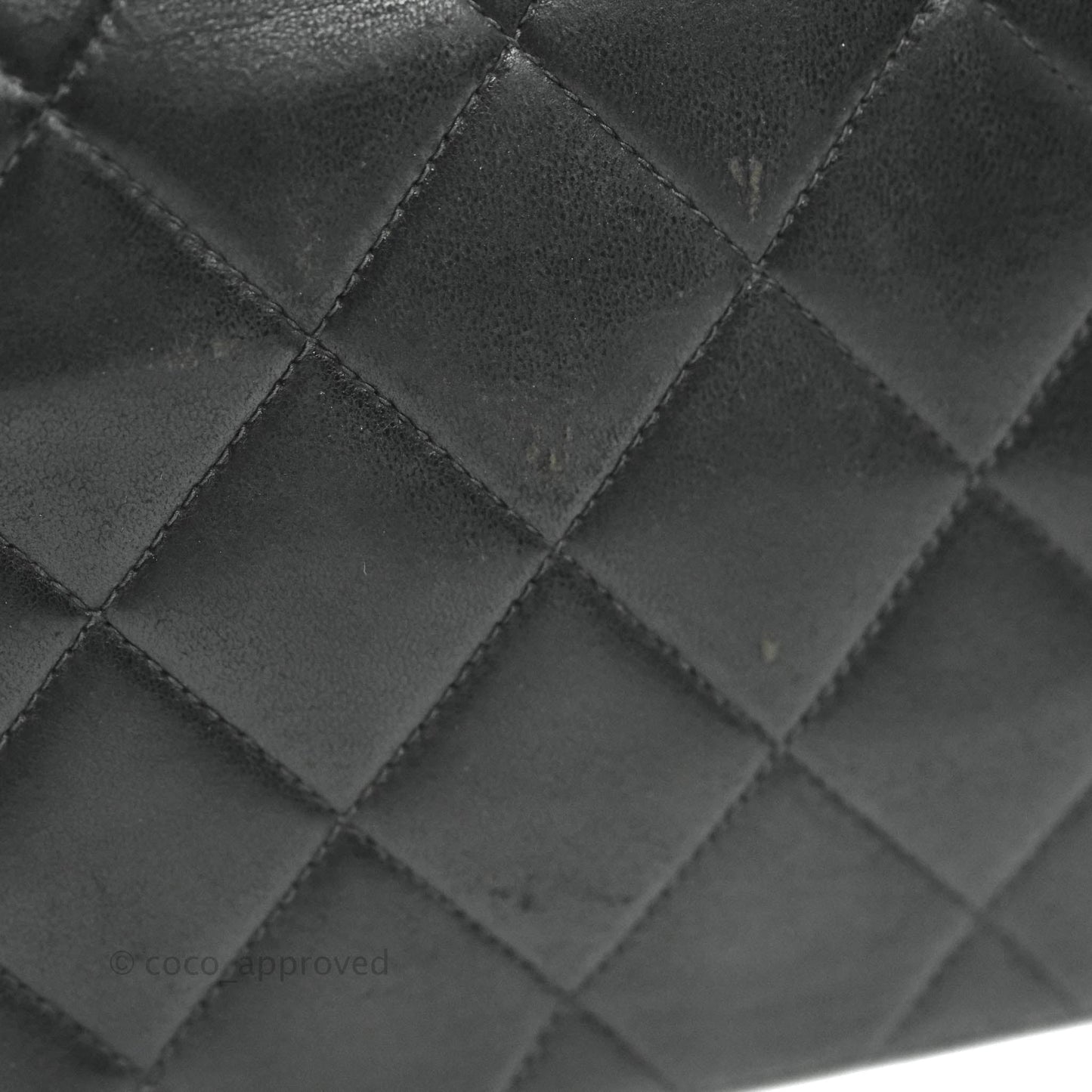 Chanel Vintage Small Classic Diana Flap Bag Black Lambskin 24K Gold Hardware