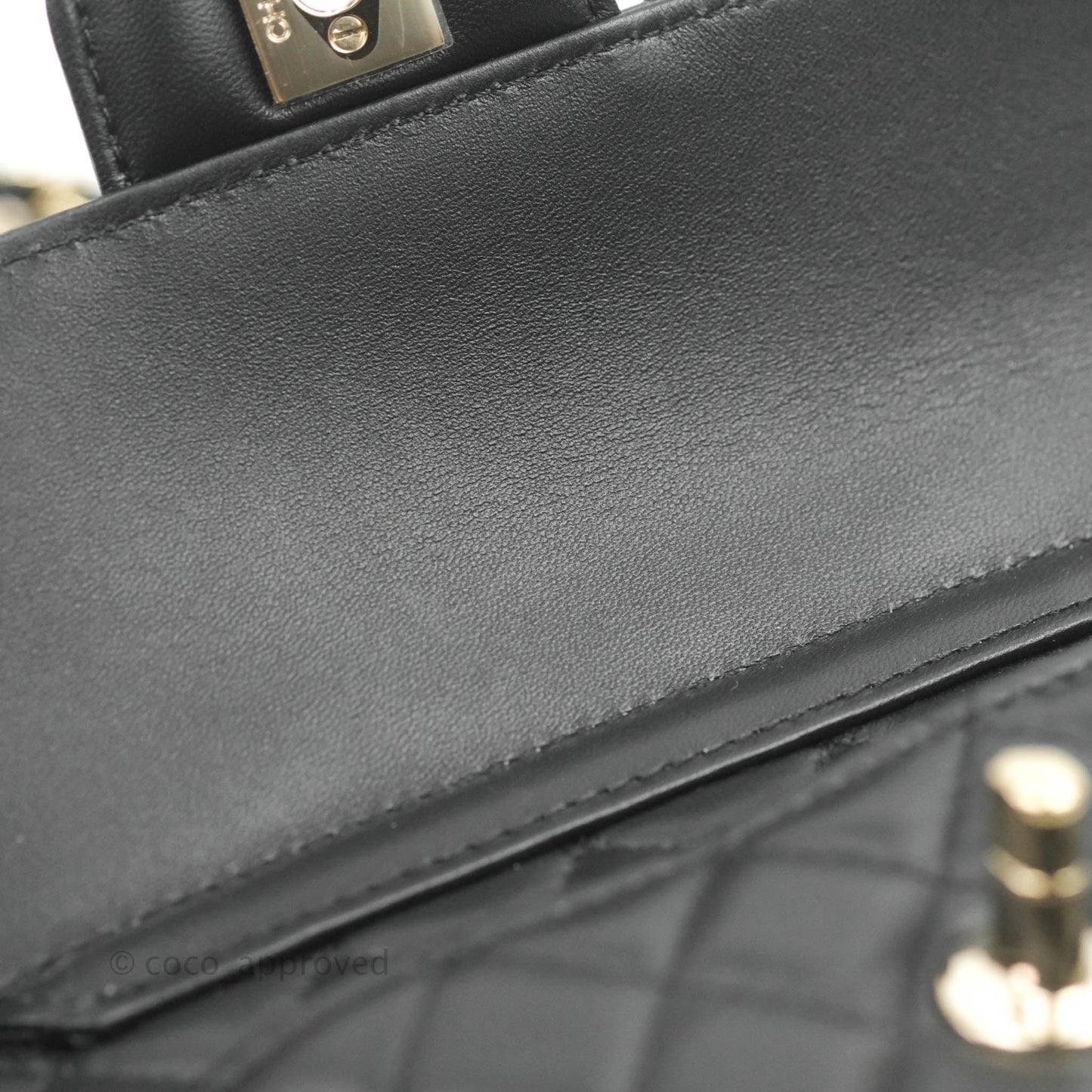 Chanel Large Heart Bag Black Lambskin Gold Hardware 22S