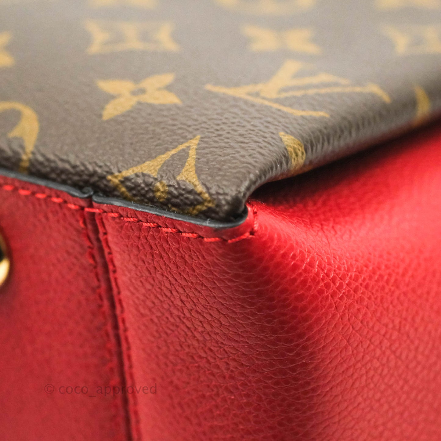 Louis Vuitton Surene MM Red Monogram Canvas