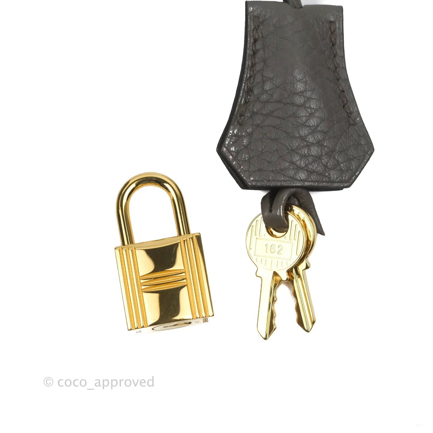 Hermès Kelly 35 Retourne Etain Clemence Gold Hardware