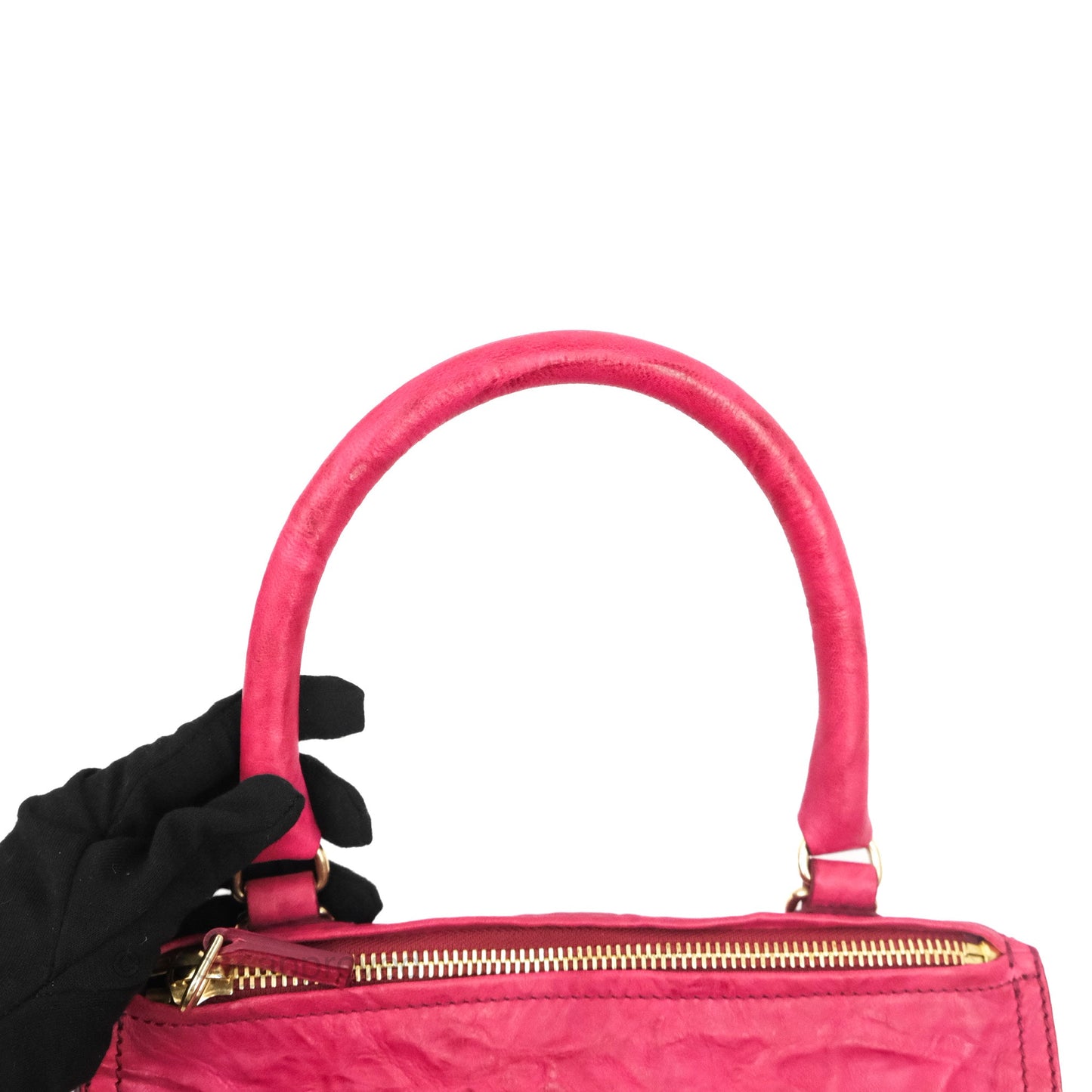 Givenchy Pandora Bag Dark Pink Crinkled Leather