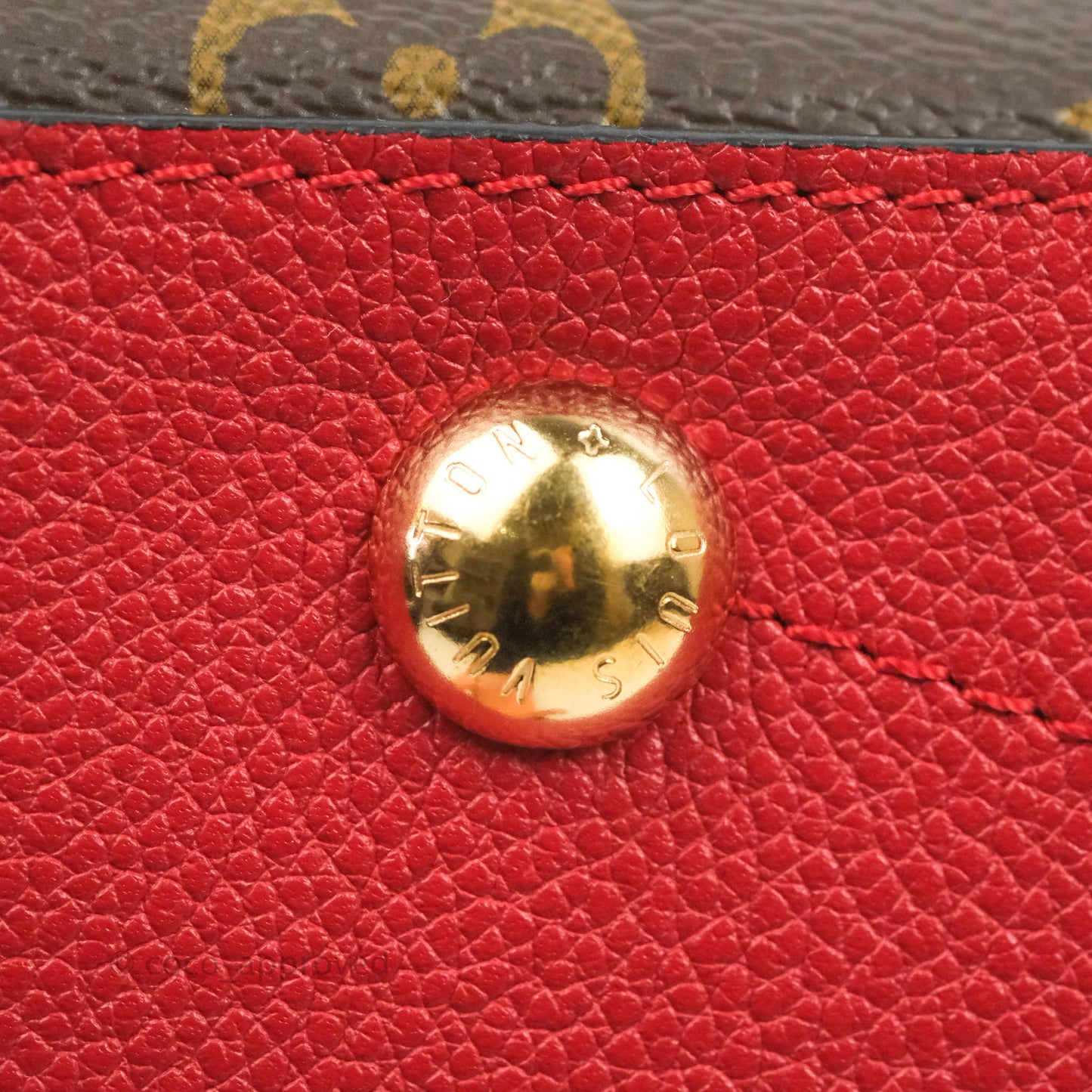 Louis Vuitton Surene MM Red Monogram Canvas