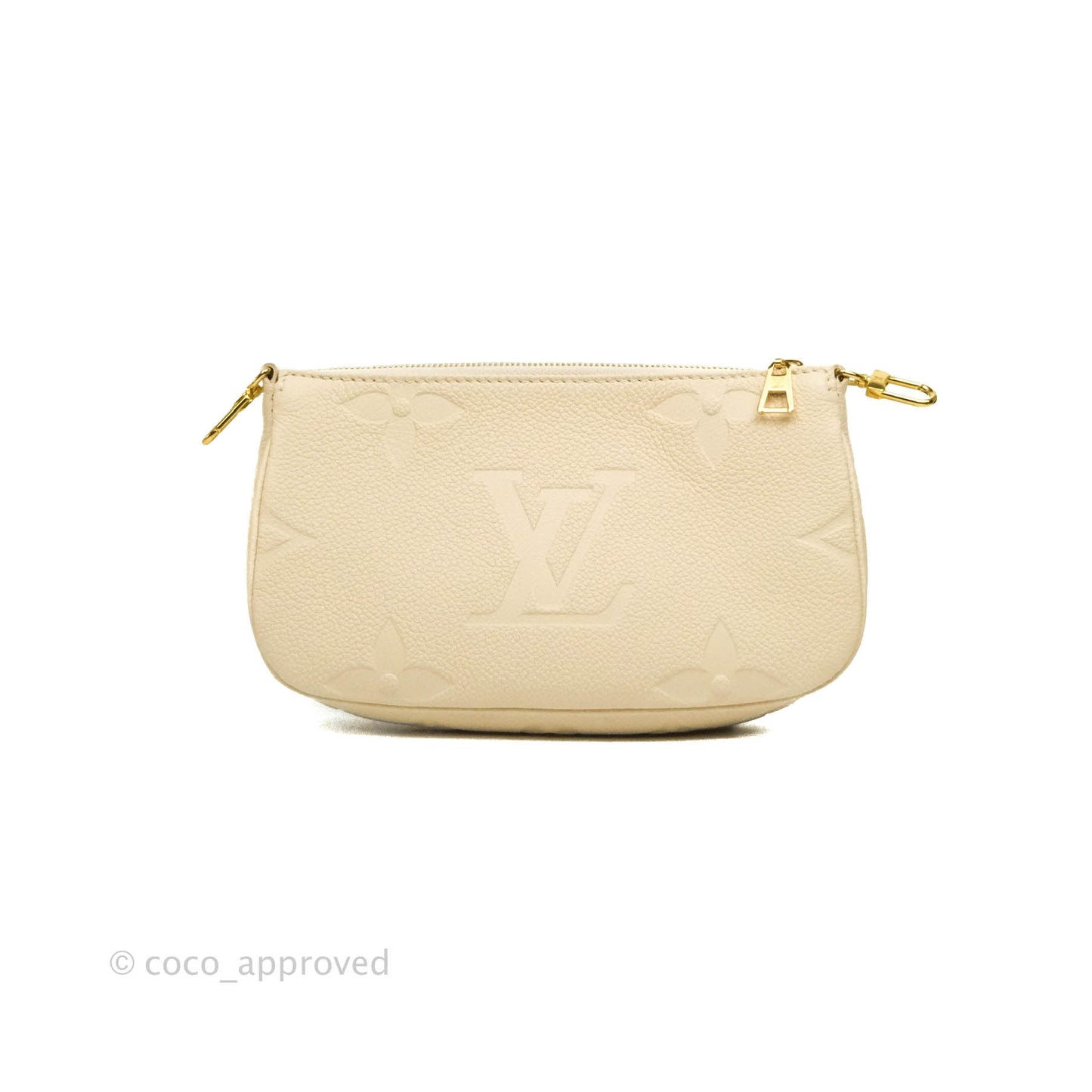 Louis Vuitton Multi Pochette Accessories Monogram Empreinte in Cream