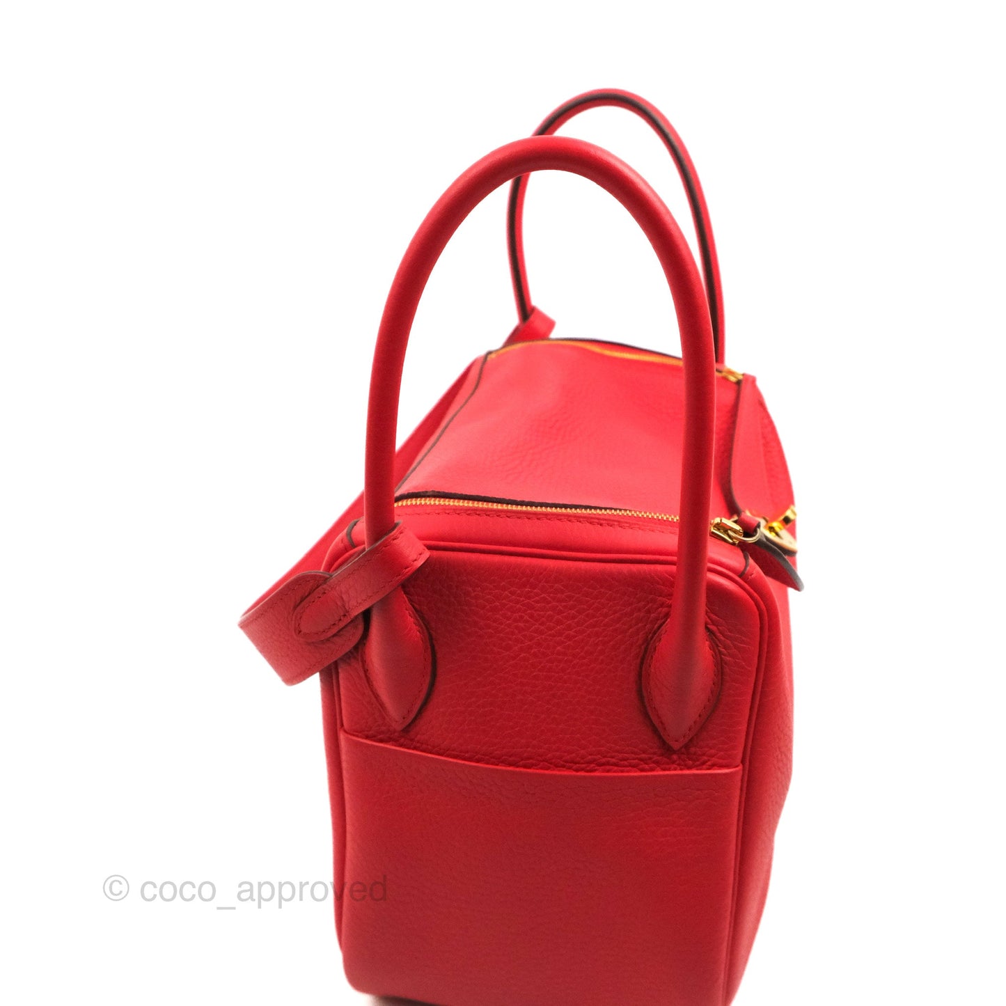 Hermès Lindy 26 Rouge de Coeur Clemence Gold Hardware