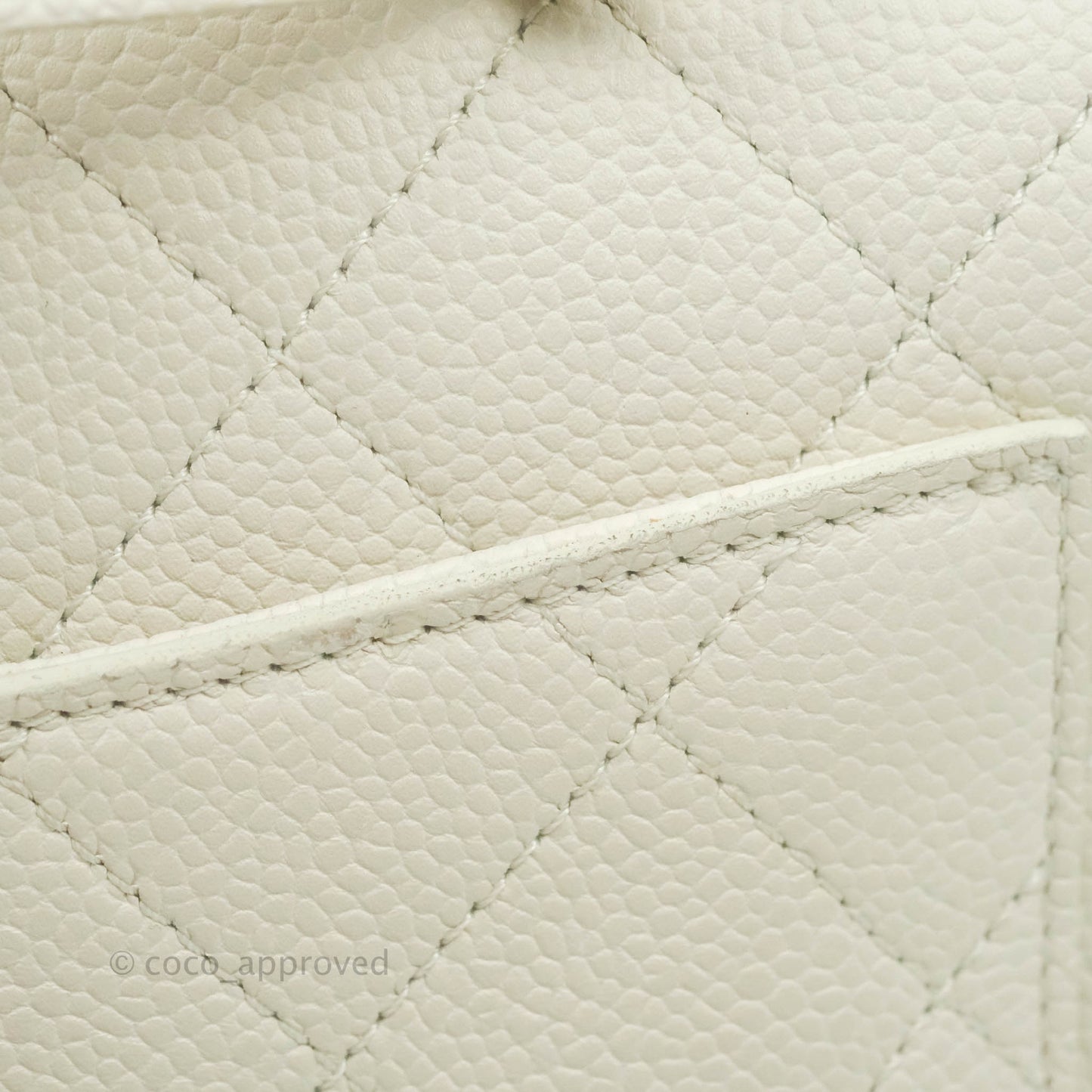 Chanel Chic Affinity Small Grained Calfskin Ivory Gold Hardware