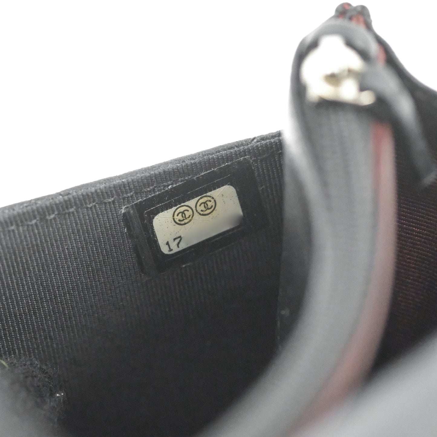 Chanel Quilted Classic WOC Black Lambskin Silver Hardware